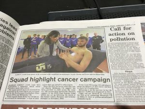 Skin Cancer Awareness Campaign at Oldham Athletic Football Club